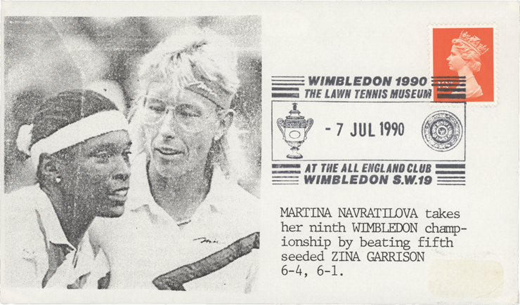 Martina Navratilova Wimbledon Cover